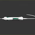 White And Green Medical Injection Pen With Connected Flexible Tube Design