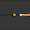 modern file stick round file 3d model