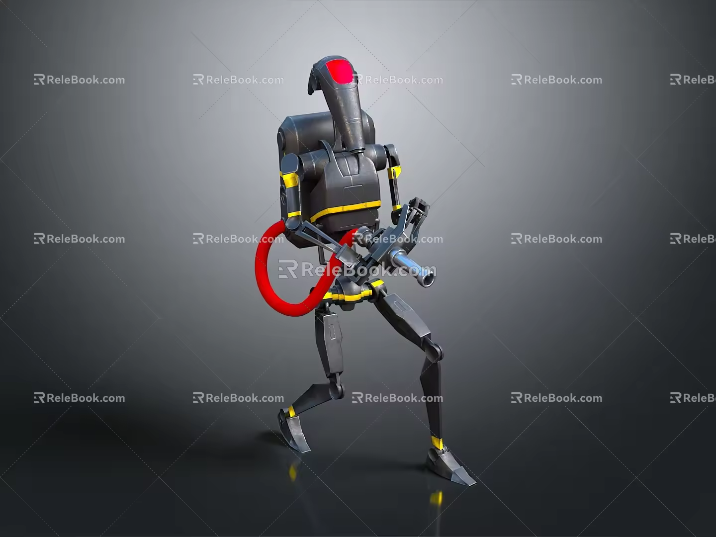 Mech Warrior Mech Soldier Machine Battlearm Mechanical Battlearm Machine Fighter Robot 3d model