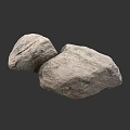 Natural Stone Pieces With Rough Surface Textures And Natural Material Characteristics For Decorative Use