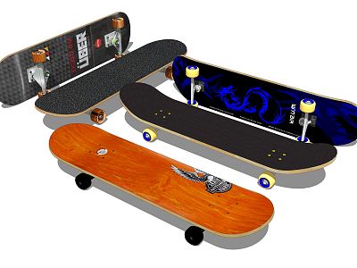 Modern Skateboard model