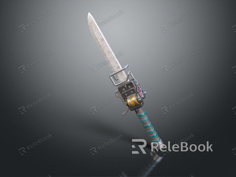 Modern Sword Engineering Sword Mechanical Sword Officer Sword model