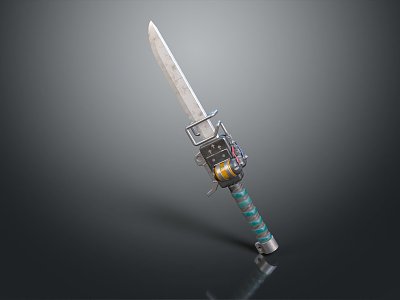 Modern Sword Engineering Sword Mechanical Sword Officer Sword 3d model