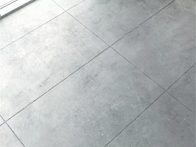 Gray Floor Tiles With Textured Finish For Modern Interior Flooring Design 3d model
