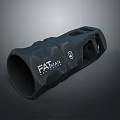 FAT MAN Tactical Weapon Component With Durable Metal Construction And Hollow Structure Design