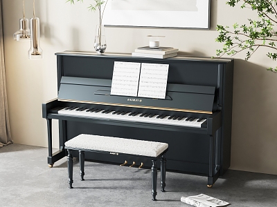 Modern Piano Paint Piano model