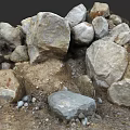 Microtopography Natural Terrain Features Stones Small Rocks Soil And Earth