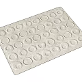 Modern Rectangular Texture Road Carpet 3d model