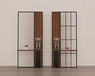 Modern Light Luxury Screen Combo 3d model