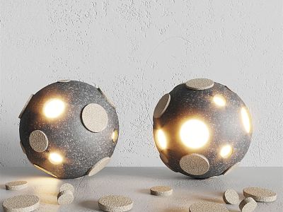 Modern Table Lamp Spherical Decorative Table Lamp model