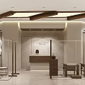 Elegant Modern Clothing Store Interior Design With Natural Wooden Displays And Soft Ambient Lighting