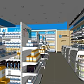 DALI Large Pharmacy Store With 24 Hour Service And Well Stocked Shelves