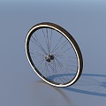 wheel hub wheel bicycle tire 3d model