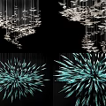 Modern Luxury Chandelier Design With Crystal Elements And Metal Structure For Interior Decoration