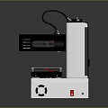 Computer Controlled Desktop 3D Printer With High Precision Build Plate And Modern Design 3d model