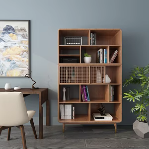 Modern Bookcase Gona Bookcase 3d model