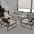 Modern Negotiation Tables and Chairs 3d model