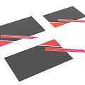 Modern Directional Wayfinding Signage Design With Gray Orange Panels And Direction Text