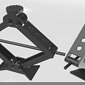 Durable Metal Car Jacks With Mechanical Lifting Design And Stable Base