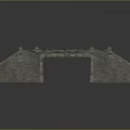 Traditional Stone Bridge Structure With Brick Arch Railings And Deck Design