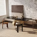 Modern table combination 3d model