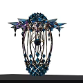Gorgeous Crystal Decorative Lamp Design With Hanging Pendant And Sparkling Lighting For Home Decoration