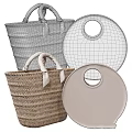 Modern Stylish Clothes on Hangers With Folded Apparel Shoes And Accessories