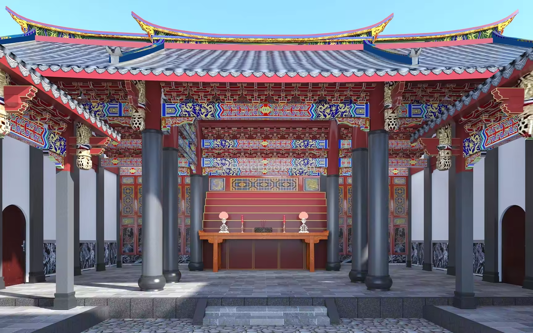 ancestral temple 3d model