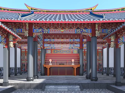 ancestral temple 3d model