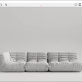 Modern Ligne Roset Combo Sofa 3d model