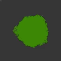 Lush Green Moss Decorative Ornament Set With Natural Foliage And Compact Shape