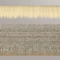 Traditional Natural Thatch Sunshade Design With Hanging Fringe For Outdoor Use