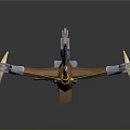 Crossbow Mechanical Crossbow Shift Bow and Arrow Shoot Far Equipment Weapons High-tech Crossbow 3d model