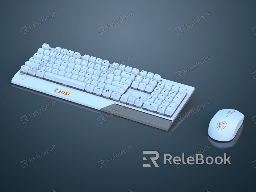 Modern Keyboard Wireless Mouse Keyboard Mouse suit model