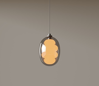 Modern Antique Chandelier Minimalist Chandelier Nordic Simple Chandelier Bedroom Bedside Chandelier Single Chandelier Restaurant Chandelier 3d model