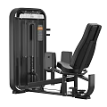 Modern Black Seated Strength Training Equipment With Comfortable Seat And Backrest