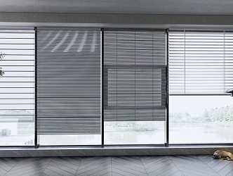 Modern venetian blinds venetian blinds bamboo blinds 3d model