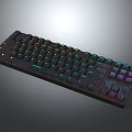 Modern RGB Backlit Electronic Keyboard With Colorful LED Lights And Full Size Keys