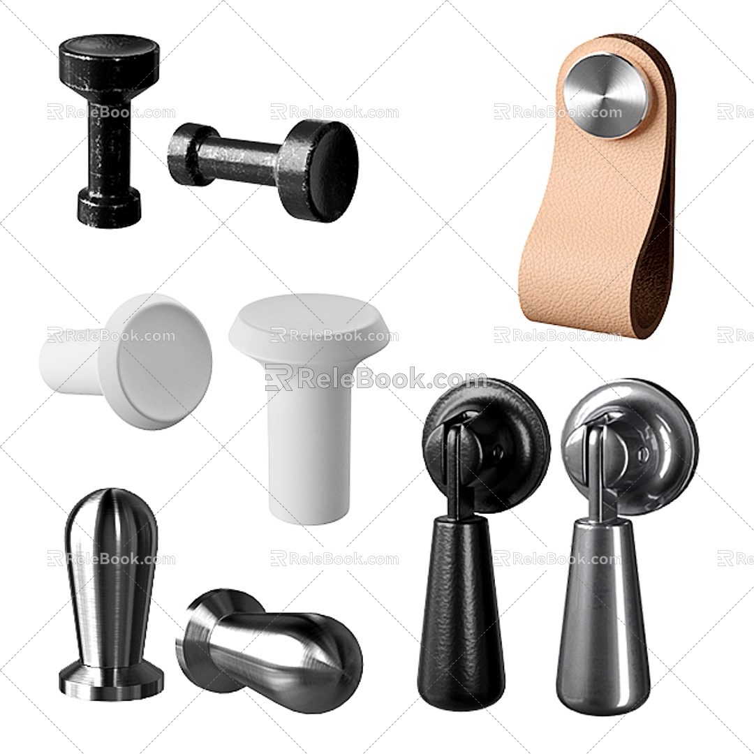 Cabinet Handle Handle Set 3d model