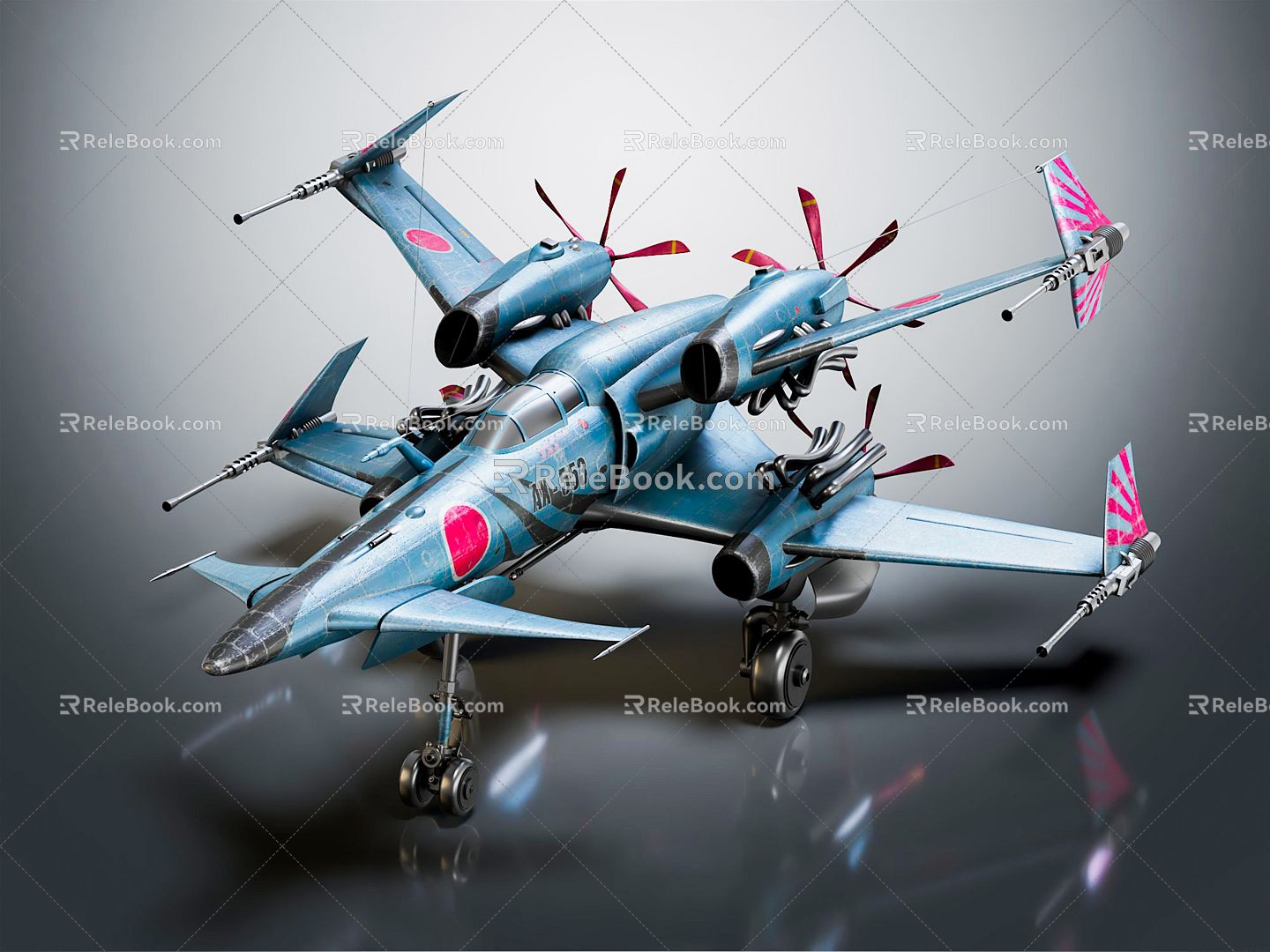 Modern Fighter Fighter 3d model