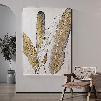 Quiet Decorative Painting 3d model