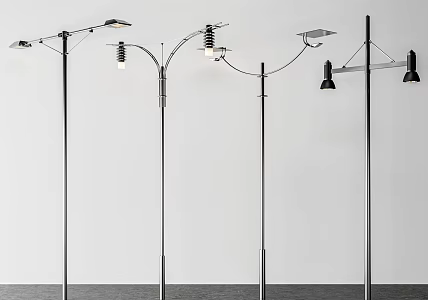modern street lamp 3d model