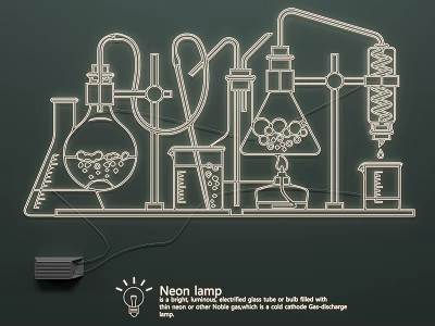 Neon Light 3d model