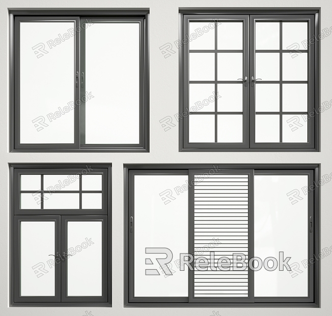 aluminum alloy windows modern windows model