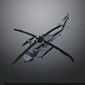 3D Model Of Aerospace Helicopter Showcasing Space Exploration Design Elements 3d model