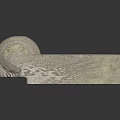Textured Natural Garden Decorative Piece With Irregular Shape And Hollow Sections For Small Plants