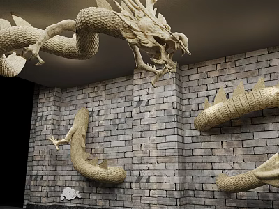 New Chinese Dragon 3d model New Chinese Dragon 3d model