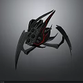 Detailed Character and Creature Mechanical Design with Gears Claw Features and Futuristic Elements