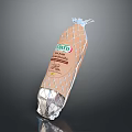 Bovati Salame Milano Net Wrapped Italian Dry Cured Sausage With Silver Foil Base