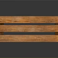 Wooden Crate Design Featuring Stacked Slats And Side Handles
